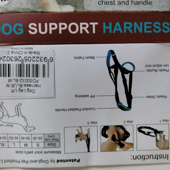 Rear Leg Support For Normal Walk Help Climbing Stairs Getting In Car Size Medium - Picture 5 of 5